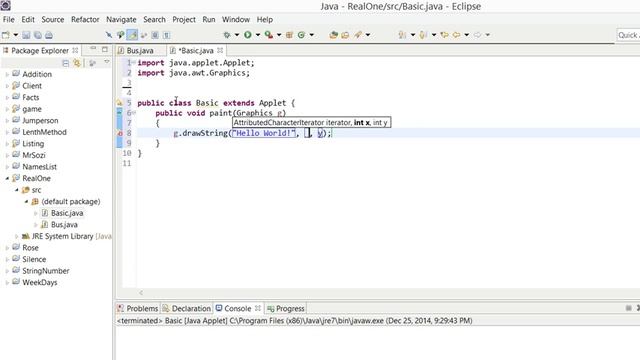 Basic Java - Hello World and Colors смотреть онлайн