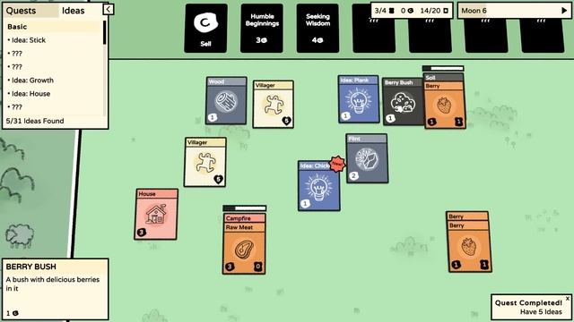 АЛХИМИЯ + DOODLE GOD + КАРТЫ! Stacklands #1 смотреть онлайн