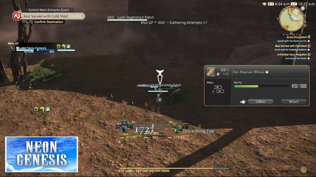 FFXIV Stormblood - Levelling Botanist Gathering Guide 60-62 - Gyr Abania - The Fringes - Commentary смотреть онлайн