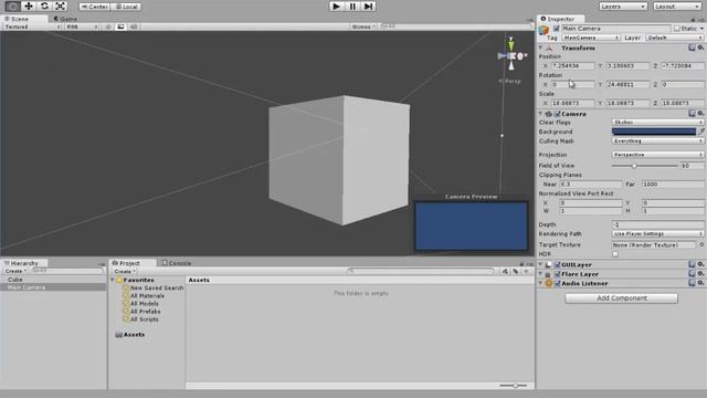 [Урок 1]Unity3D: Интерфейс Пользователя(Часть 1) смотреть онлайн