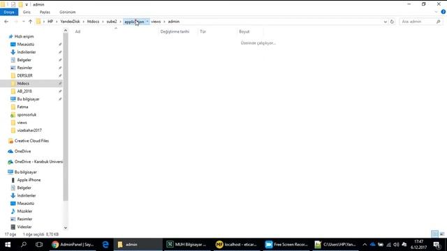 11 Php CodeIgniter E Ticaret Admin Ayarlar