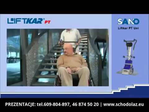 Лестничный колесный подъемник SANO PT Uni 130/160 смотреть онлайн