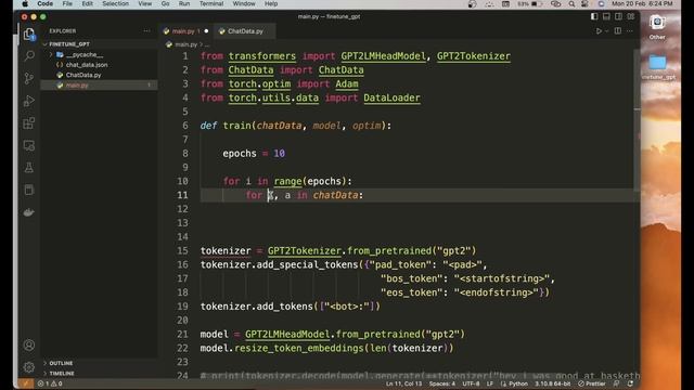 Fine tuning gpt2 | Transformers huggingface | conversational chatbot | GPT2LMHeadModel смотреть онлайн