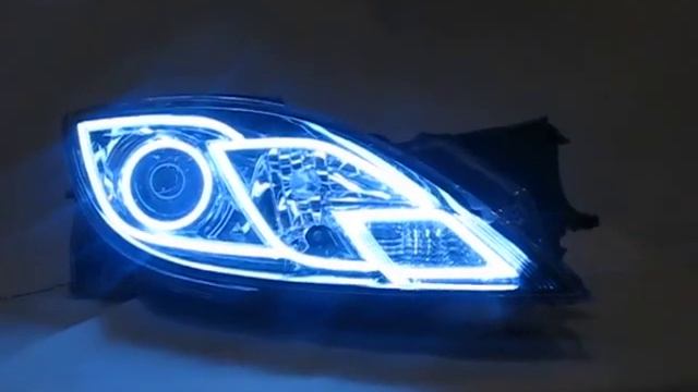 Mazda 6 - ангельские глазки в стиле ТРОН смотреть онлайн