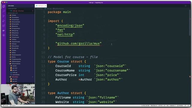 Get one course based on request id in golang смотреть онлайн