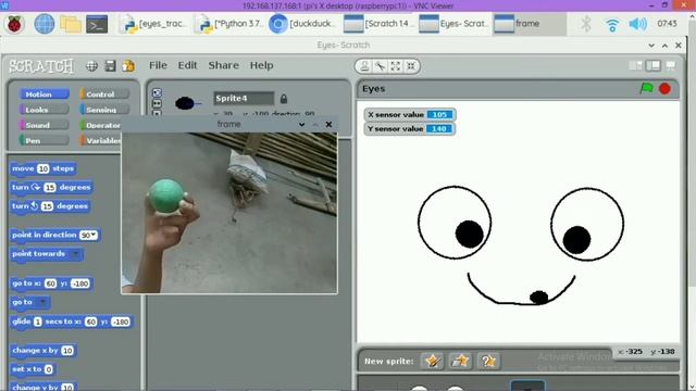 Opencv + scratch animation. смотреть онлайн