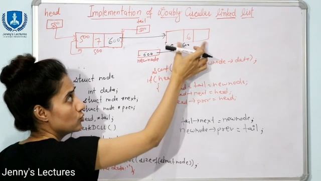 2.19 Implementation of Doubly Circular Linked List| Creation and Display | Data Structures смотреть онлайн