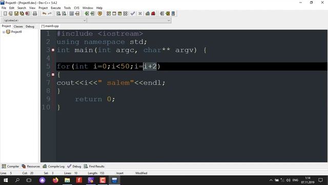 С++ сабақ 9 [Қайталау операторы for] смотреть онлайн