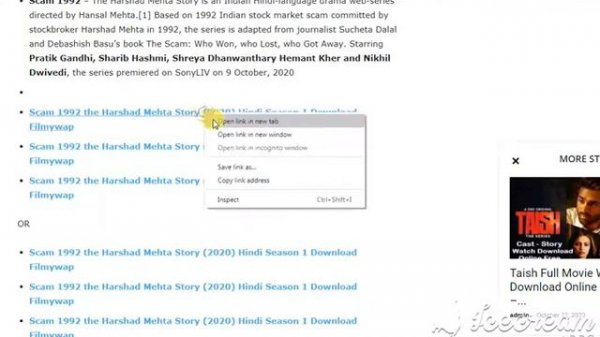 How to download Scam 1992 Telegram Web series scam 1992 Web series kaise download kre