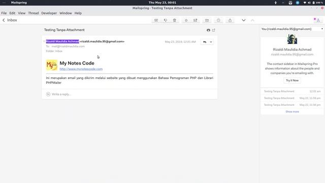 DEMO Tutorial Mengirim Email dari Localhost / Server dengan PHP смотреть онлайн
