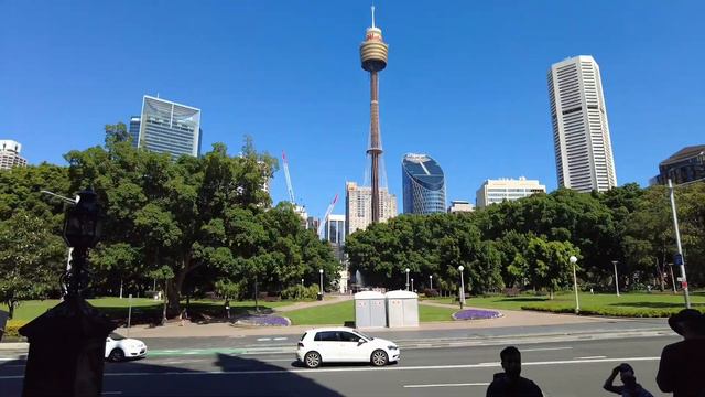 Sydney Australia Walking Tour - Hyde Park to Pitt street Mall 🇦🇺 смотреть онлайн