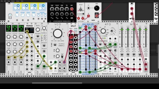 Low Pass Gates in VCV Rack смотреть онлайн