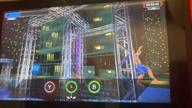 Playing a round of the American Ninja Warrior Challenge Game смотреть онлайн