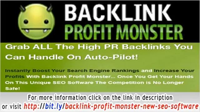 Backlink Profit Monster - New SEO Software - Insane Conversions! смотреть онлайн