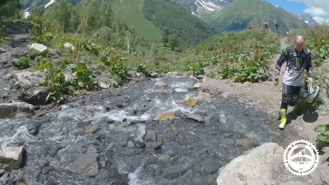 Эндуро прохват в Архызе. Лайт. Наслаждаемся видами. смотреть онлайн