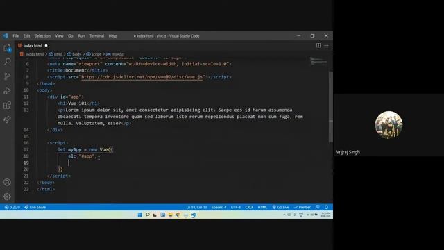 2. Intro to Vue.js - Frontend Week | Mega Month | TechDrill смотреть онлайн