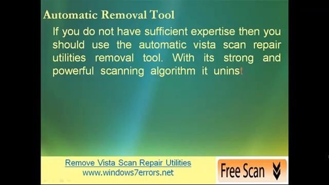 Remove Vista Scan Repair Utilities from PC смотреть онлайн