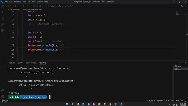 Assignment Operators in Java | Java Tutorial For Beginners | Java Assignment Operator смотреть онлайн