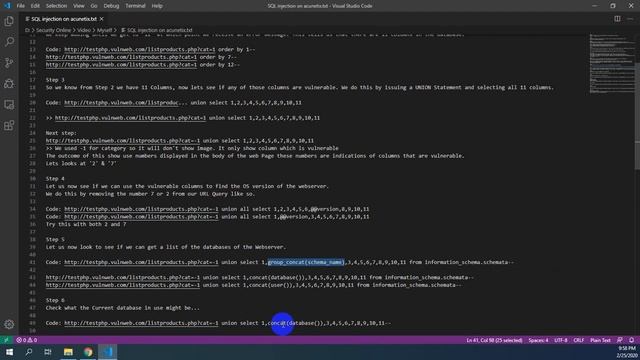 [SQL -1] SQL injection for Acunetix Web смотреть онлайн