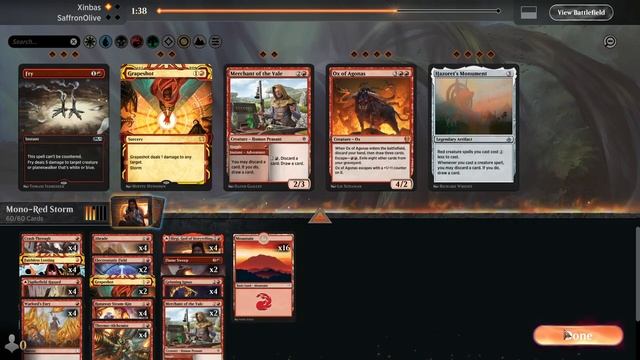 Mono-Red Storm | MTG Historic | Budget Magic смотреть онлайн
