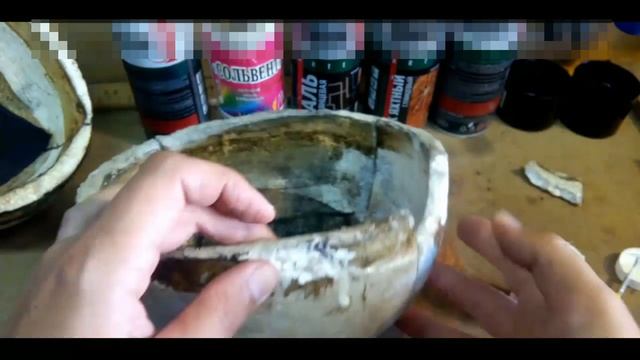 Как сделать ШЛЕМ ДЛЯ ЧОППЕРА из Старой Каски своими руками смотреть онлайн