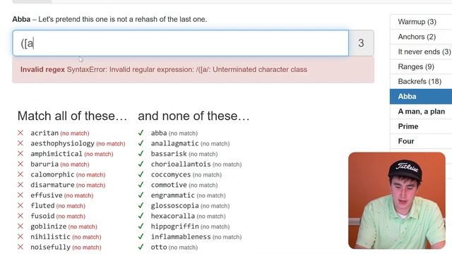Practice Regular Expressions with Regex Golf! смотреть онлайн