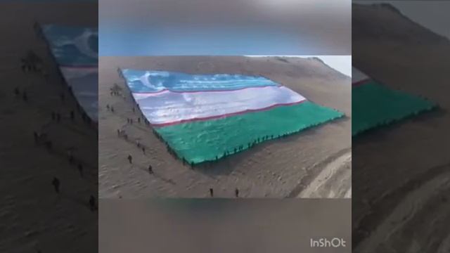 'Ozbekiston Toglarida Uzbek Bayrogi