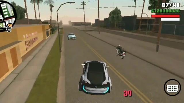 24 часа на машине BMW I8 #gtasamp#gtaonline#гтасамп