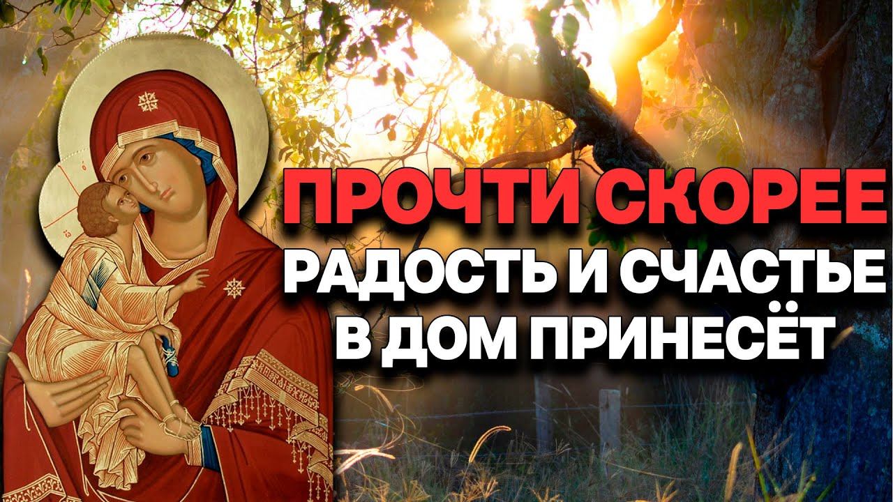 ПОСЛУШАЙ ЭТУ МОЛИТВУ ВЕЧЕРОМ В ПРАЗДНИК БОГОРОДИЦЫ. Сегодня исполнится всё, что попросите! смотреть онлайн