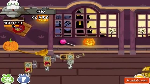 Bad Piggies Halloween Walkthrough Halloween Games смотреть онлайн