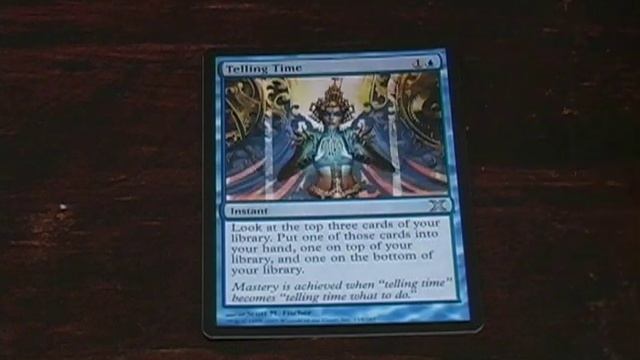 Magic the Gathering: Guide to Blue Cards : Telling Time Blue Card in Magic the Gathering смотреть онлайн