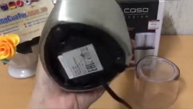 MÁY XAY CÀ PHÊ CASO - XAY CÁC LOẠI HẠT, NGŨ CỐC, TIÊU, TỎI... смотреть онлайн