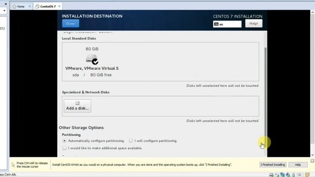 Installation of Linux OS(CentOS) in VMWare (HD) смотреть онлайн