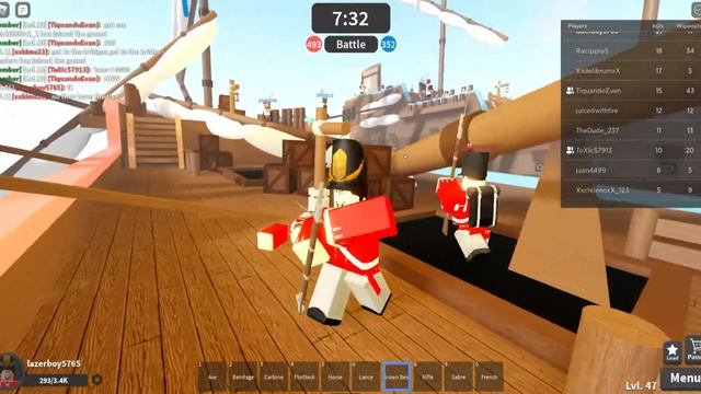 Roblox Battles France vs great Britain {warships} смотреть онлайн