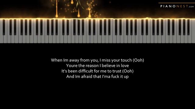 The Kid LAROI, Justin Bieber - Stay - Slower Piano Karaoke Instrumental Cover with Lyrics смотреть онлайн