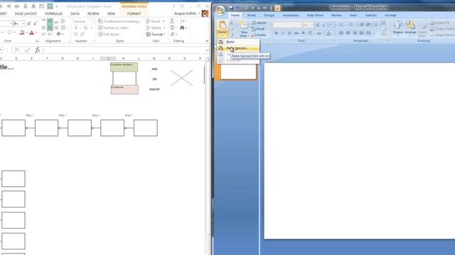 Paste Drawing Objects into Word or PowerPoint смотреть онлайн