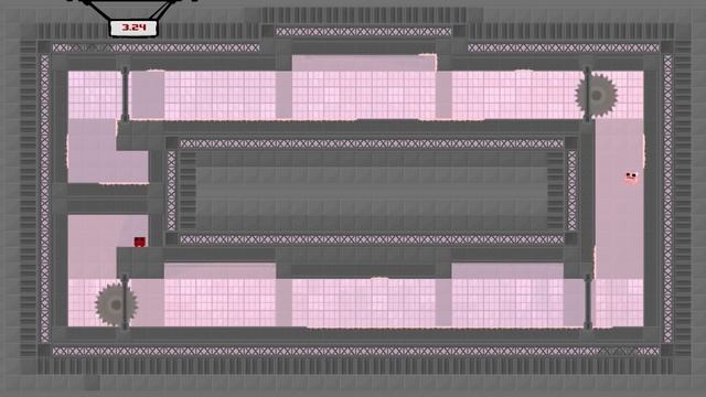 Super Meat Boy - The Cotton Alley Light World