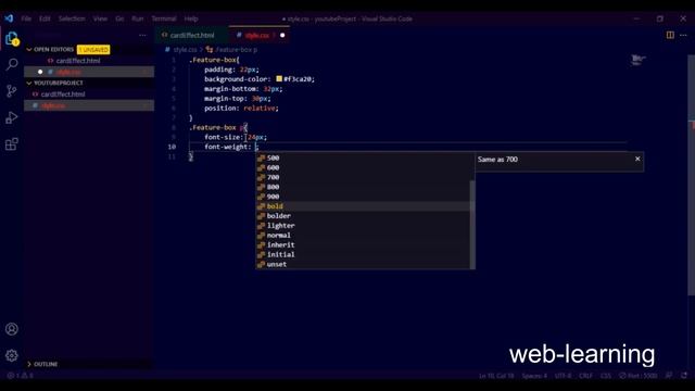 Stunning card Effect using html.Css смотреть онлайн