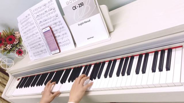 Nếu anh đi trái tim này buồn biết mấy | COVER | Đàn PIANO điện MỚI - BOWMAN CX-250 WH - Màu Trắng смотреть онлайн