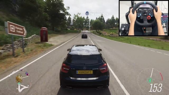 Mercedes A45 AMG & Audi RS3 Sportback - Forza Horizon 4 | Logitech g29 gameplay смотреть онлайн