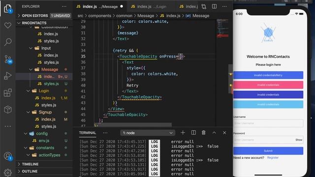 Message Component. React Native Beginner Project Course.#15 смотреть онлайн
