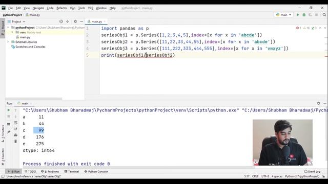 6. Performing Mathematical and Vector operations on series in Pandas Python | Multiple series Pytho смотреть онлайн
