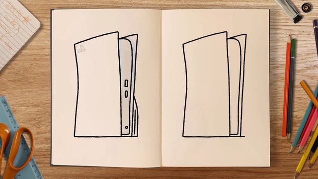 How To Draw: PS5 CONSOLE (easy step by step tutorial) смотреть онлайн
