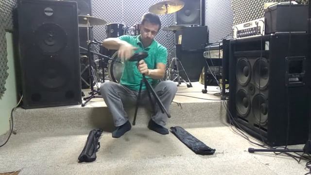 Стойка для тренировочного пэда барабанщика с AliExpress. смотреть онлайн