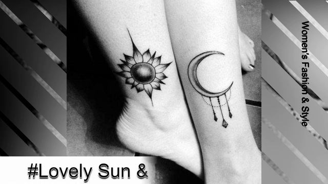 15+ Cute Sun & Moon Tattoo Design Ideas 2022 | BEST Sun & Moon Tattoos | Womens Tattoo Designs 2022 смотреть онлайн
