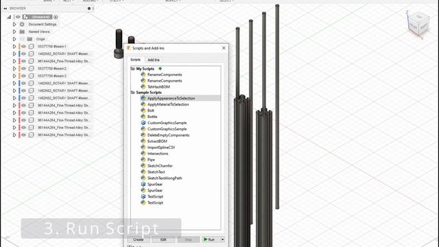 TehHashBom — Fusion 360 BOM script смотреть онлайн