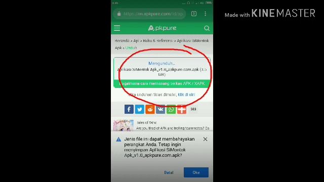 Cara mendownload aplikasi SIMONTOK yang sudah terblokir смотреть онлайн