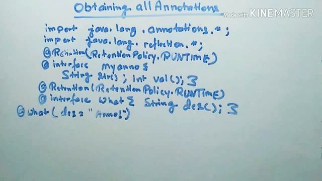 Obtaining all Annotations смотреть онлайн