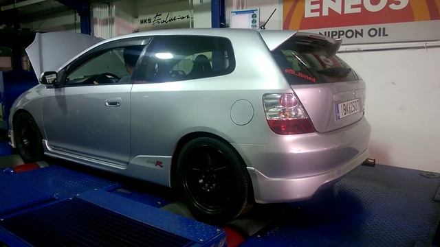 Honda Civic Type r Ep 3 @ 2nd Tuning Advisors Dyno Day смотреть онлайн