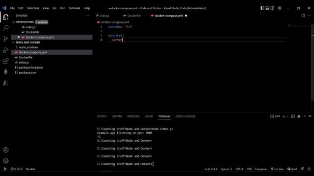 How to create a Docker image in Node.js | Hindi\Urdu смотреть онлайн